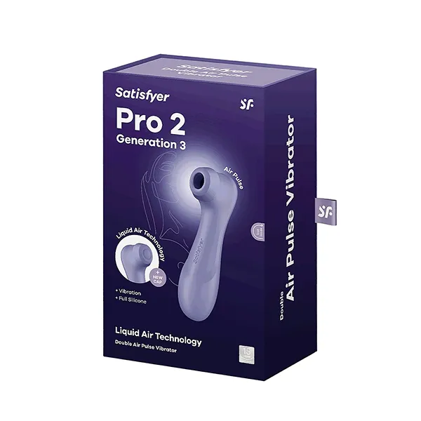 клиторальный вибростимулятор pro 2 generation 3 with liquid air, сиреневый в Севастополе