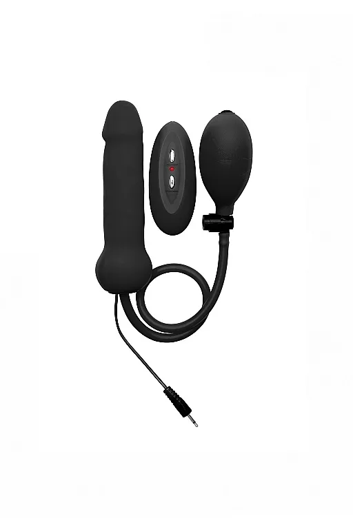 надувной вибрационный фаллоимитатор inflatable vibrating silicone dong в Севастополе