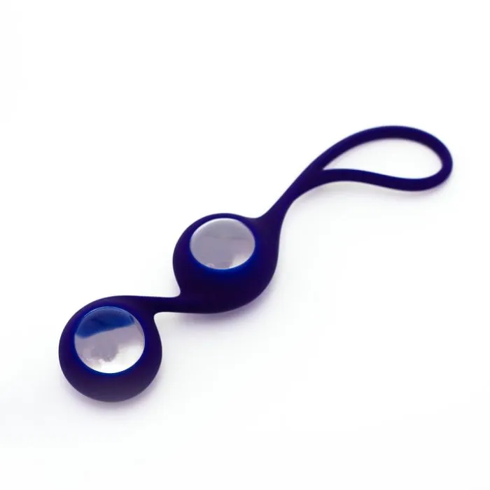 Вагинальные шарики PinkRabbit TOYZ, 19мм, фиолетовые