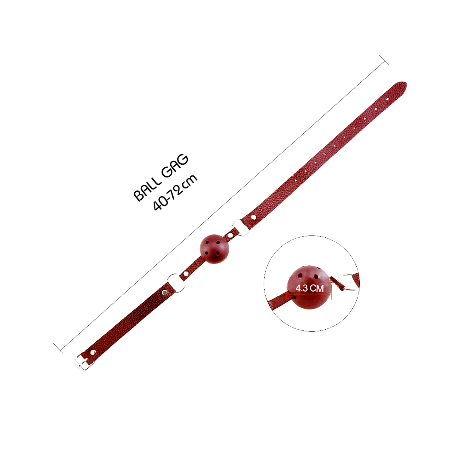 кляп discretion red ball gag 33569al в Севастополе