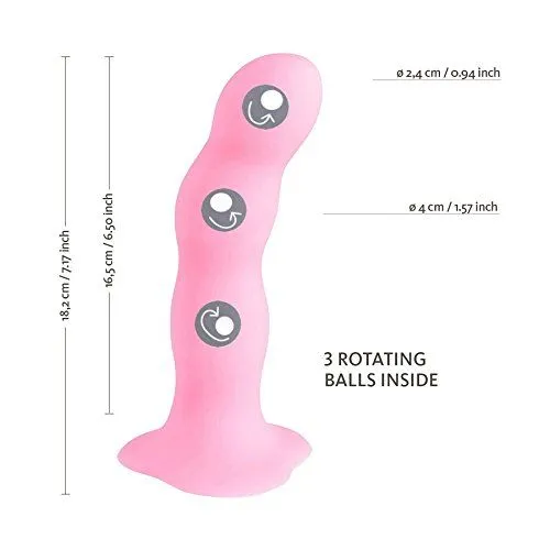 фаллоимитатор fun factory bouncer, розовый в Севастополе