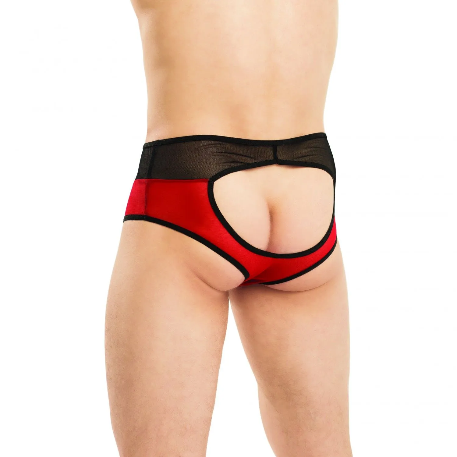 Эротическое трусы мужские flirton, черно-красные в Севастополе
