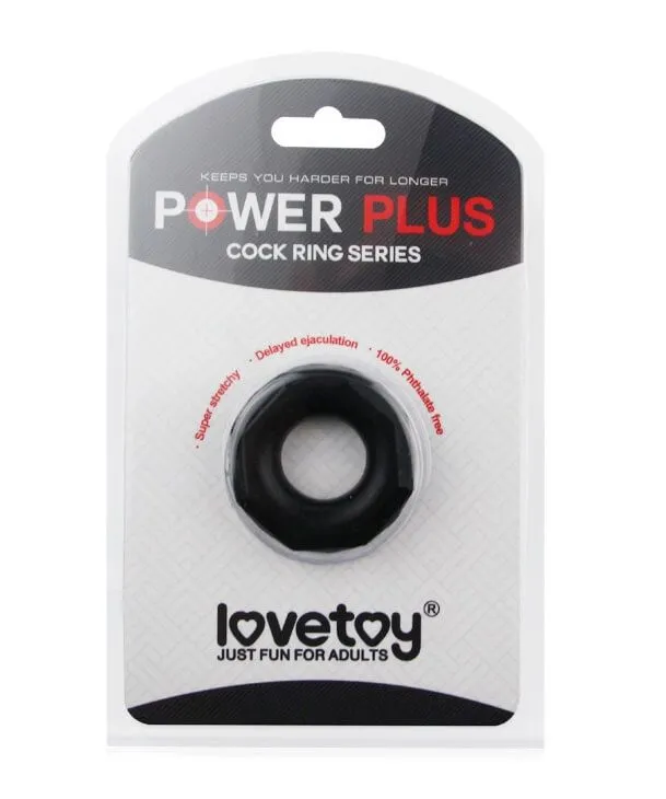 эрекционное кольцо lovetoy power plus 1434, черное в Севастополе