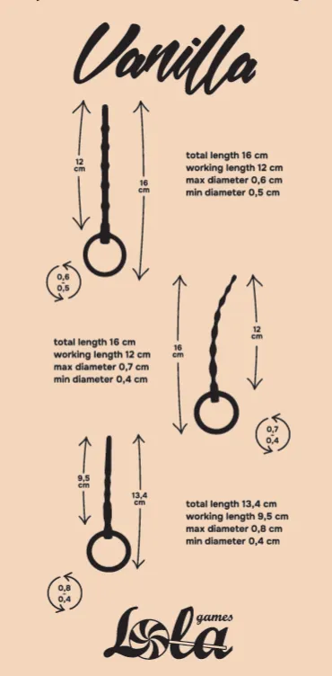 набор уретральных массажеров vanilla twist 1175-01lola в Севастополе