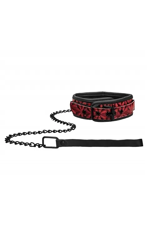 широкий ошейник с поводком luxury collar with leash в Севастополе