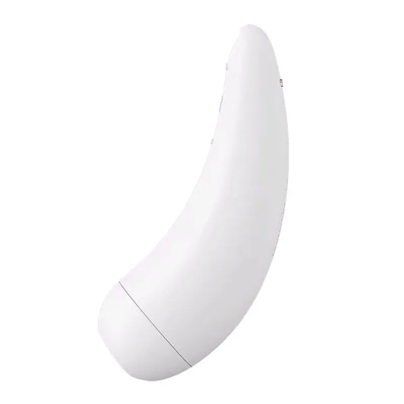 вакуум-волновой бесконтактный стимулятор клитора satisfyer curvy 2+, белый в Севастополе