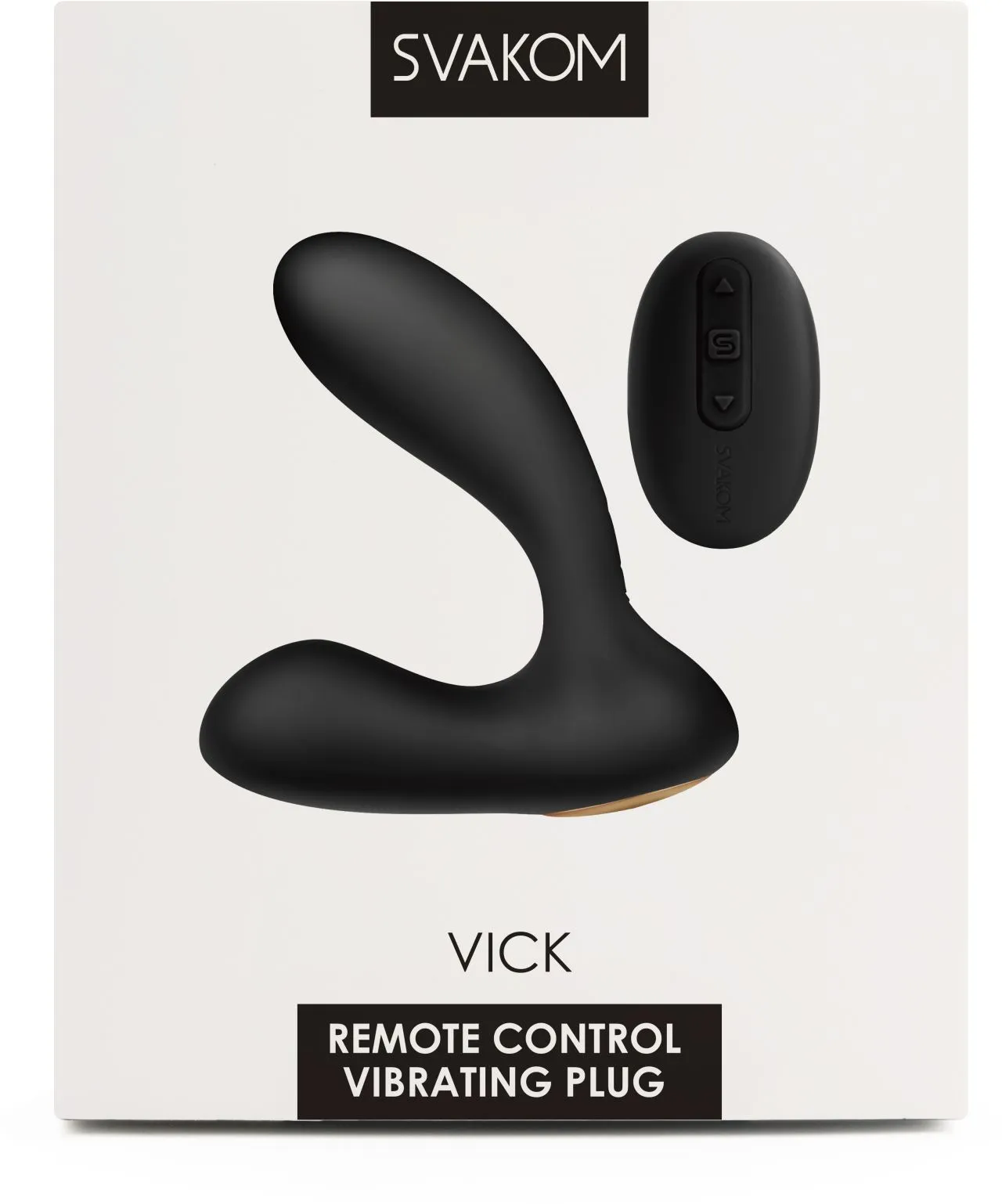 вибромассажер простаты vick black с пультом управления в Севастополе