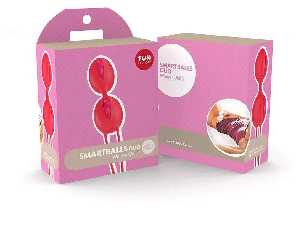 вагинальные шарики fun factory smartballs duo, ярко-оранжевые в Севастополе