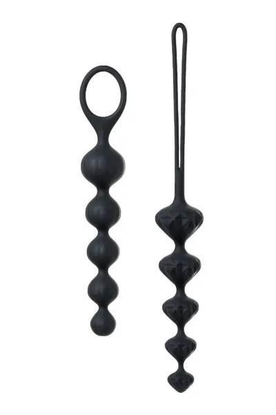 набор из 2 цепочек satisfyer beads black 000855sa в Севастополе