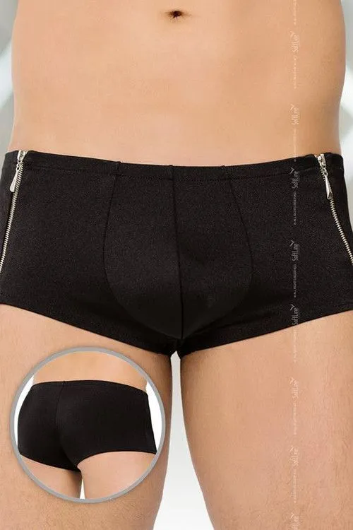 Эротическое трусы-шорты мужские softline, черные в Севастополе