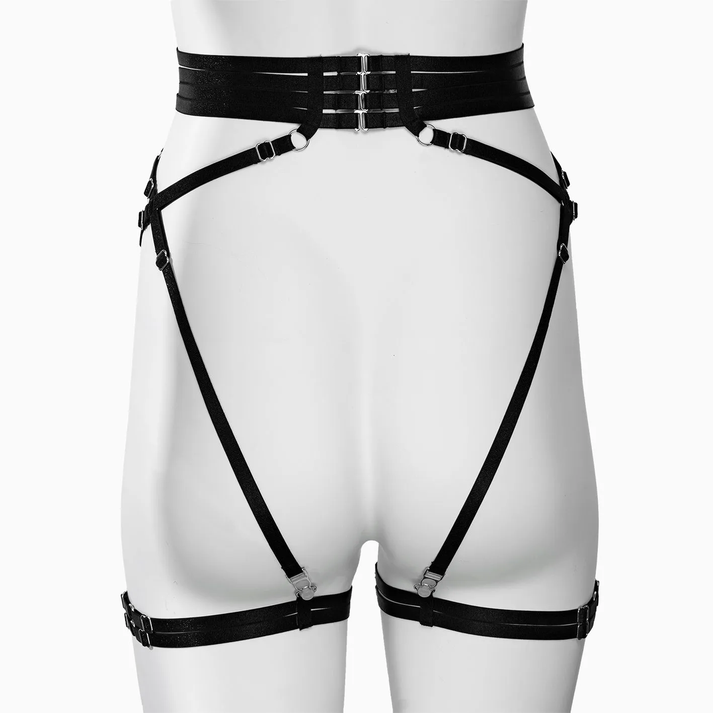 портупея pinkrabbit bandage elastic, чёрный в Севастополе