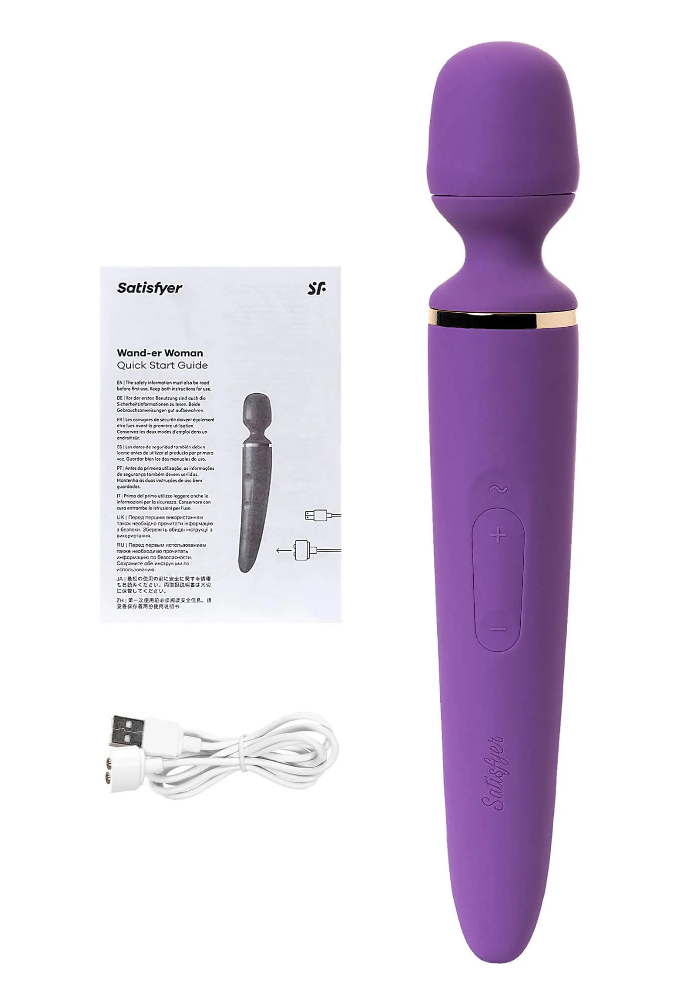 cтимулятор satisfyer wand-er woman, фиолетовый в Севастополе