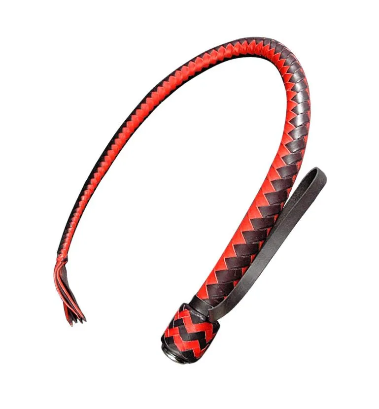 кнут короткий beastly ответный выпад, 80 см, черно-красный в Севастополе