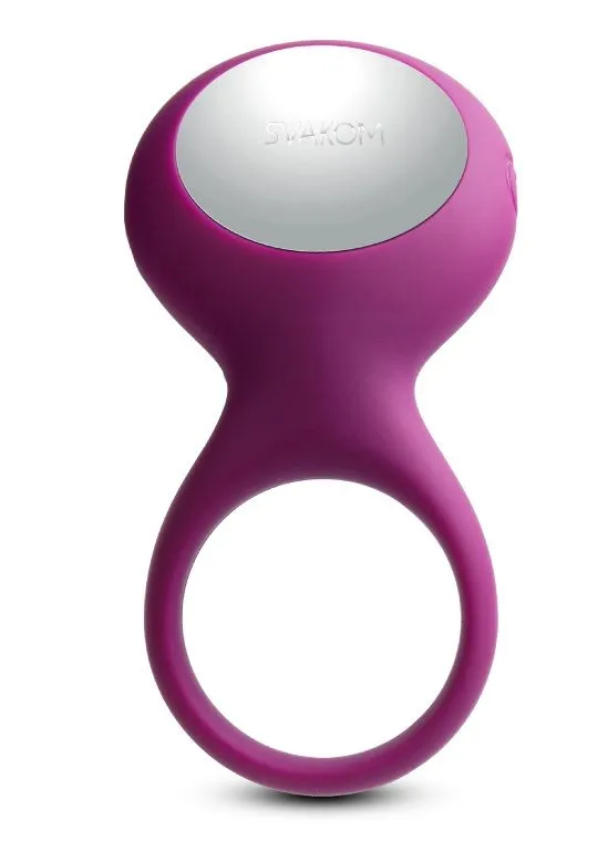 виброкольцо со стимулятором svakom tyler, фиолетовое в Севастополе