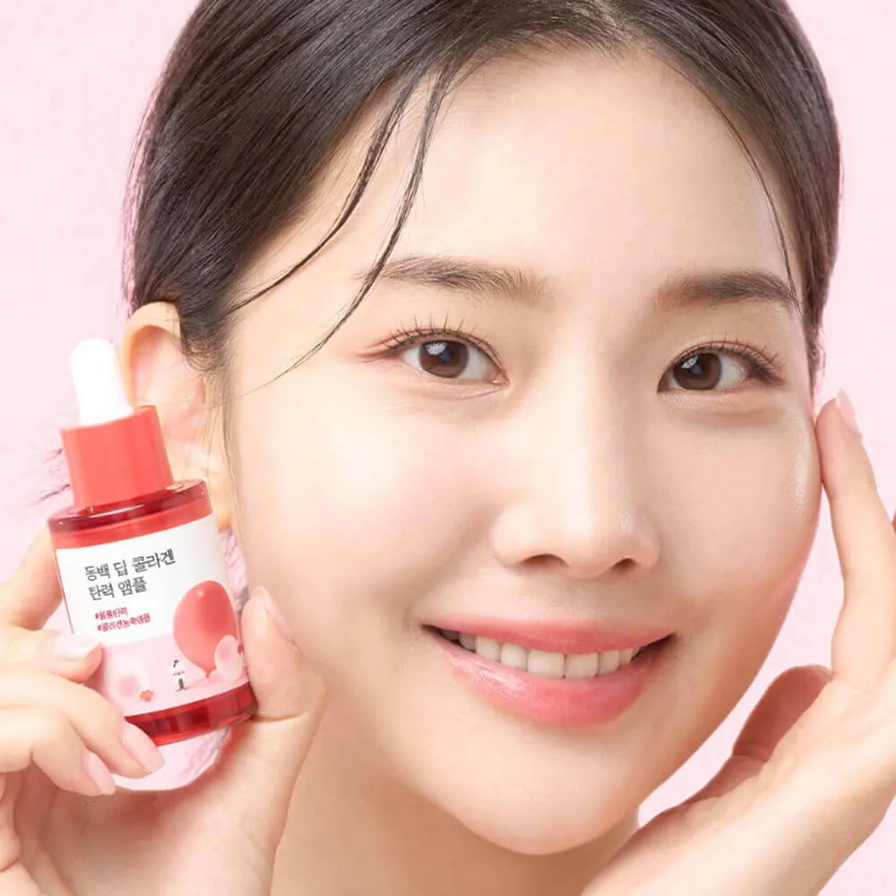 round lab camellia deep collagen firming ampoule, укрепляющая коллагеновая ампула с камелией 30 мл в Севастополе