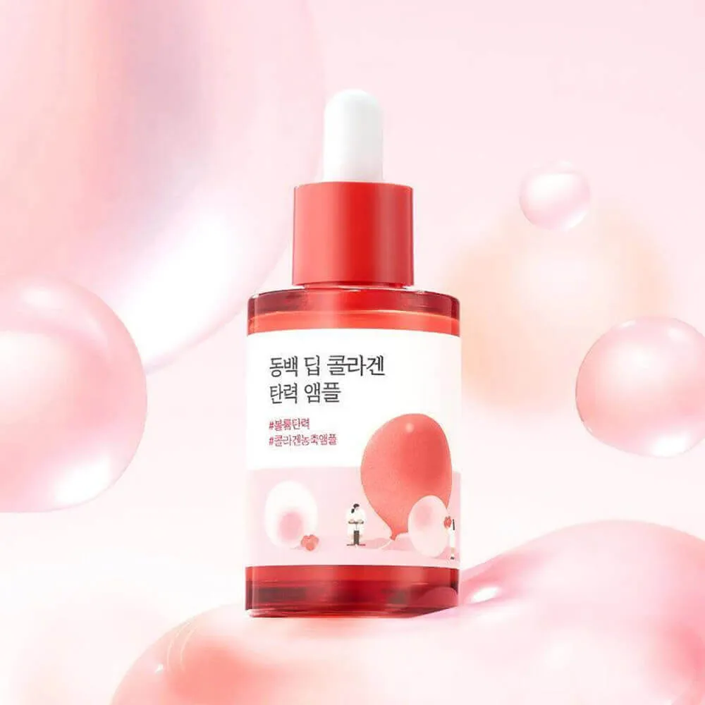 round lab camellia deep collagen firming ampoule, укрепляющая коллагеновая ампула с камелией 30 мл в Севастополе