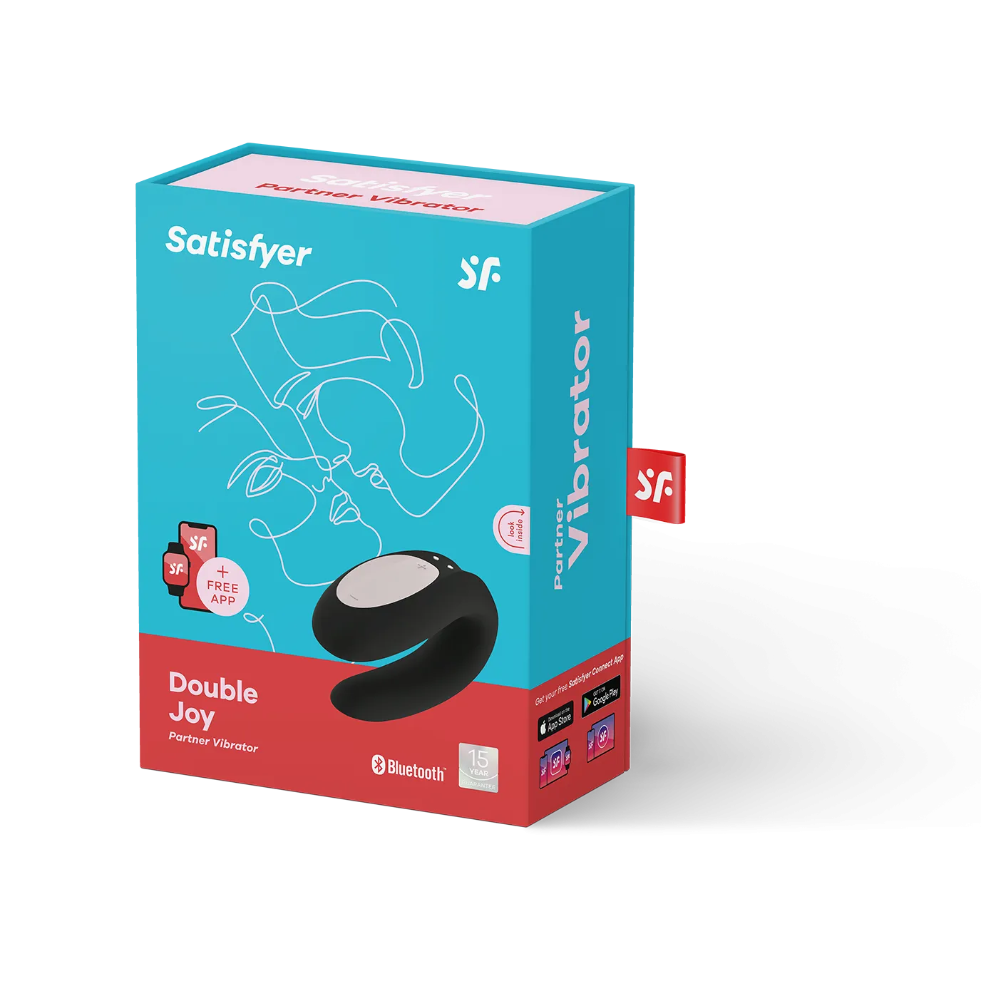 вибромассажер для пары satisfyer double joy black 002392sa в Севастополе