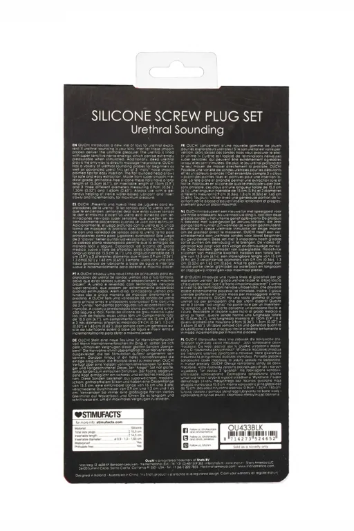 набор из трех стимуляторов уретры (струн) silicone screw plug set в Севастополе