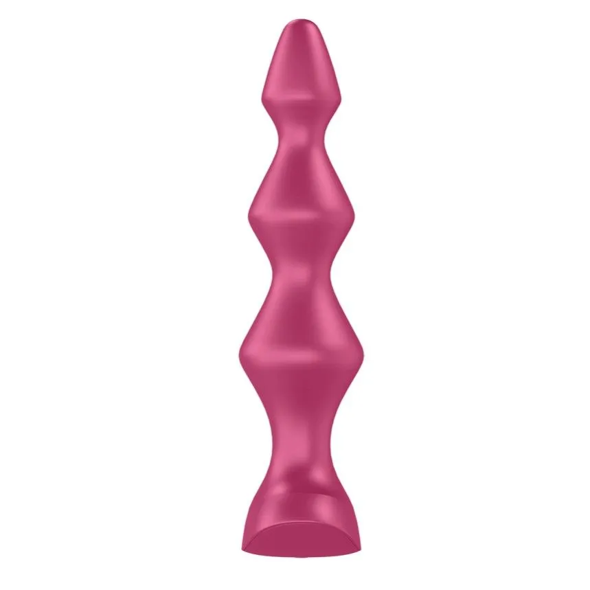 пробка анальная с вибрацией satisfyer lolli plug 1, красная в Севастополе