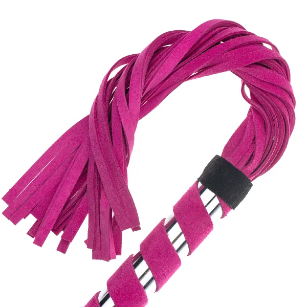 флоггер замшевый, рукоятка серпантин, хвосты 30 см в Севастополе