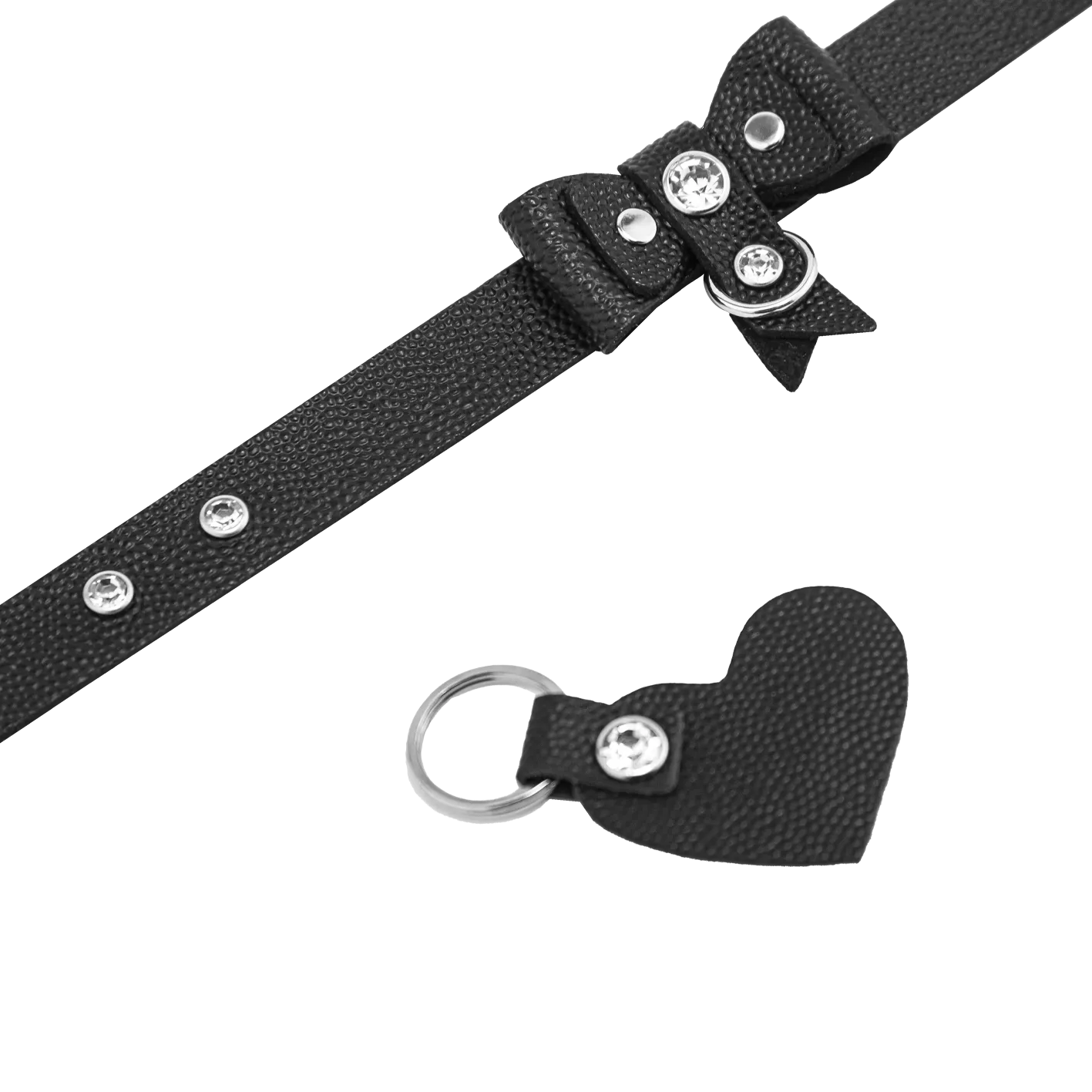 чокер бабочка со стразами, чёрный в Севастополе