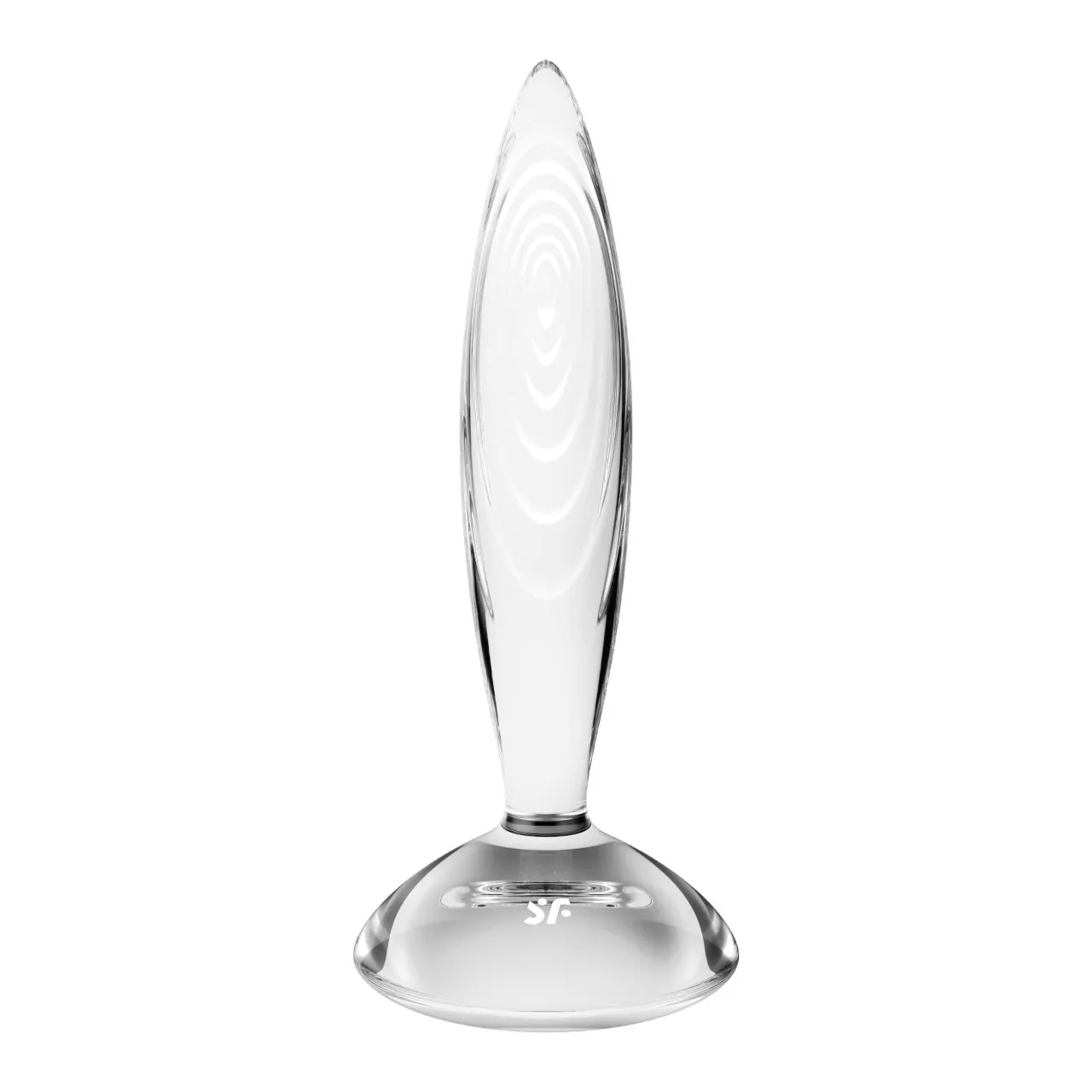 стеклянный фаллоимитатор satisfyer sparkling crystal (прозрачный) в Севастополе