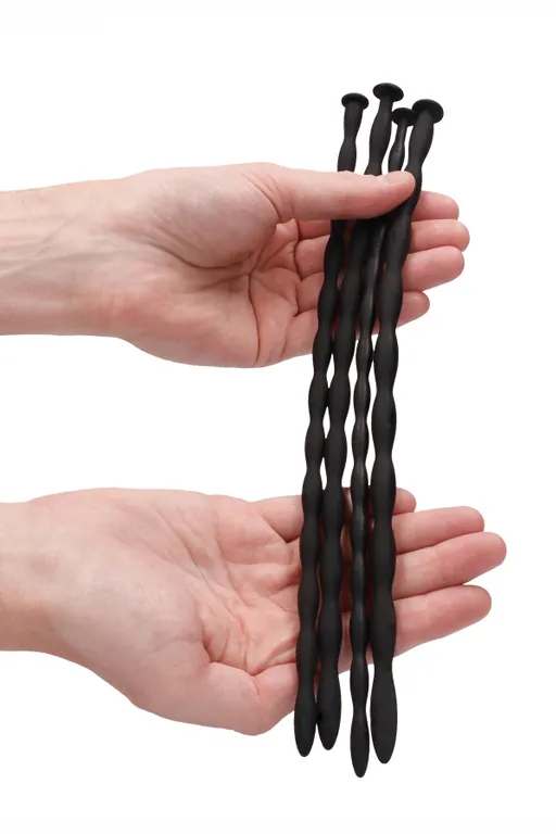 набор из четырех стимуляторов уретры (струн) silicone spiral screw plug set - advanced в Севастополе