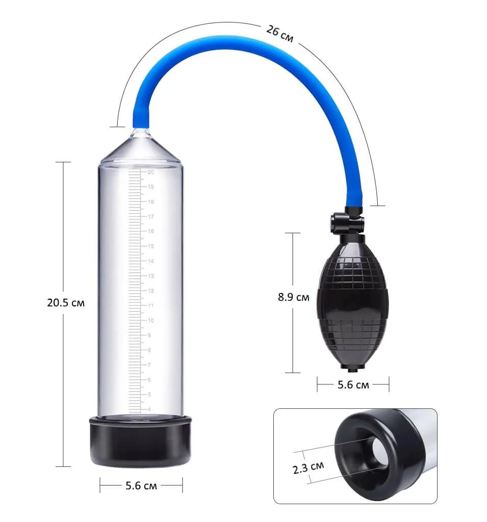 помпа pinkrabbit roza aeroup, прозрачная в Севастополе