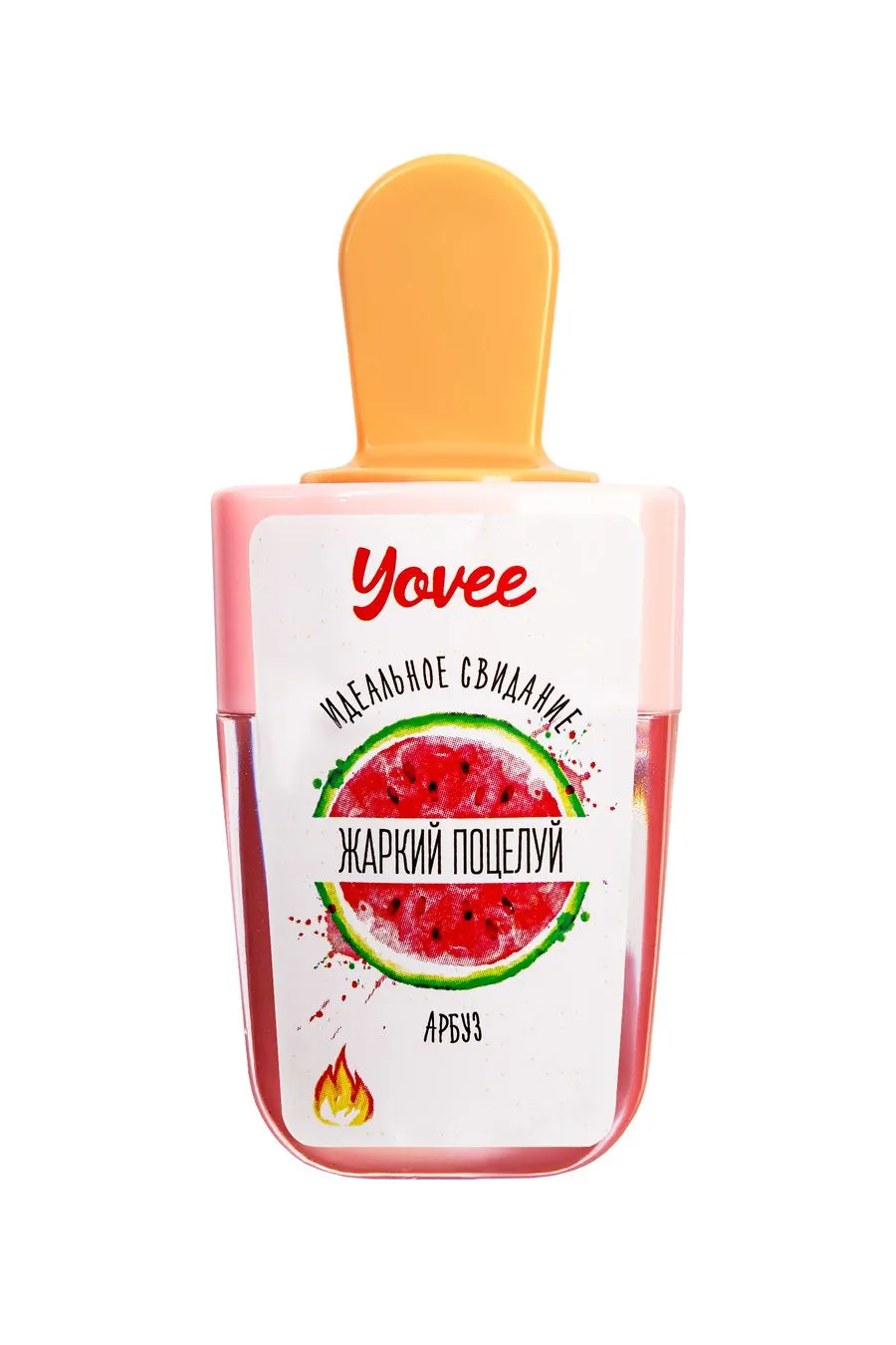 бальзам для губ yovee «жаркий поцелуй» с ароматом арбуза, разогревающий, 5 мл в Севастополе