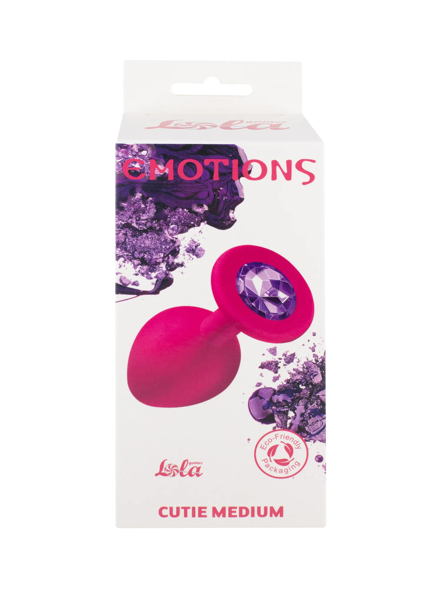 анальная пробка emotions cutie medium pink dark purple crystal 4012-02lola в Севастополе