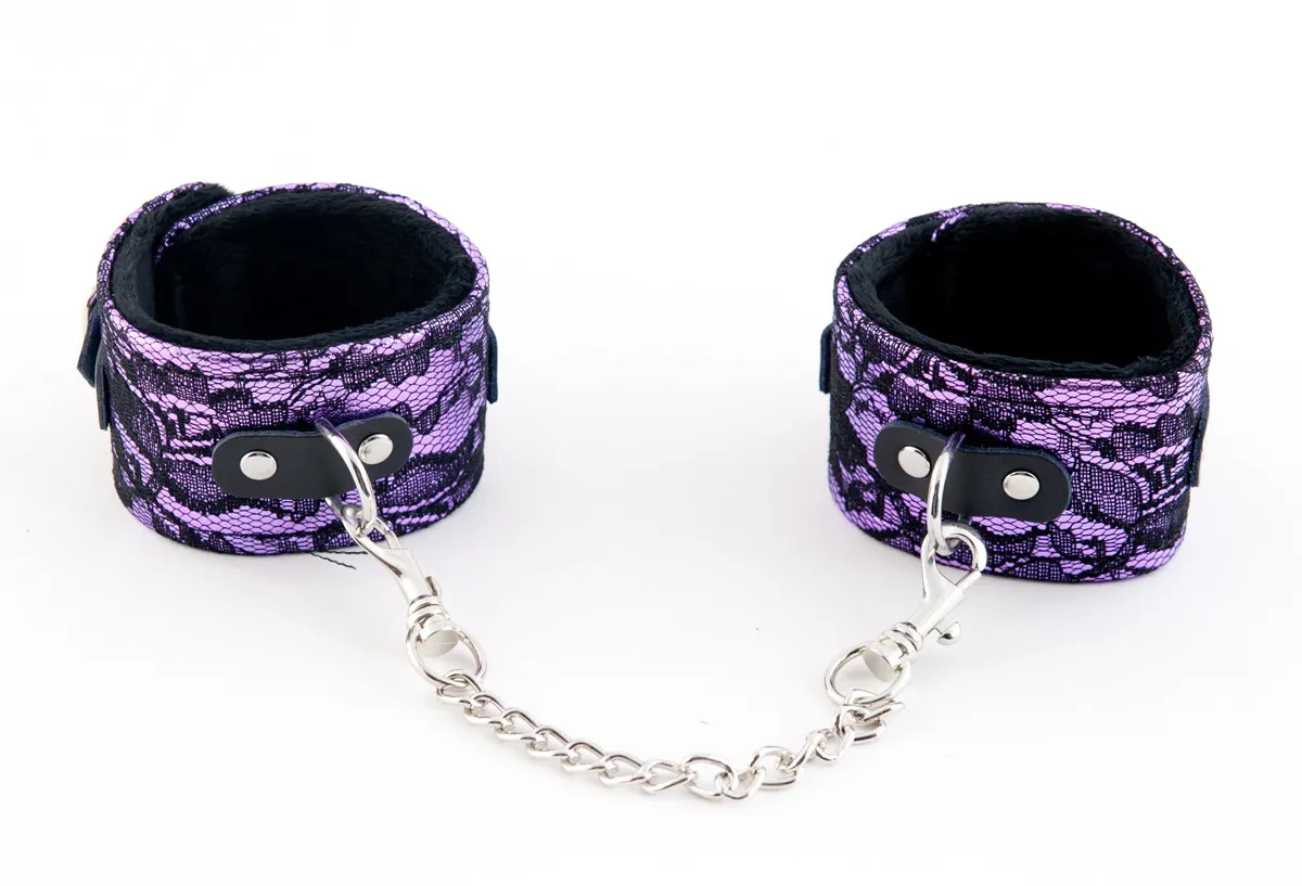 кружевные поножи toyfa marcus, пурпурный, 46 см в Севастополе