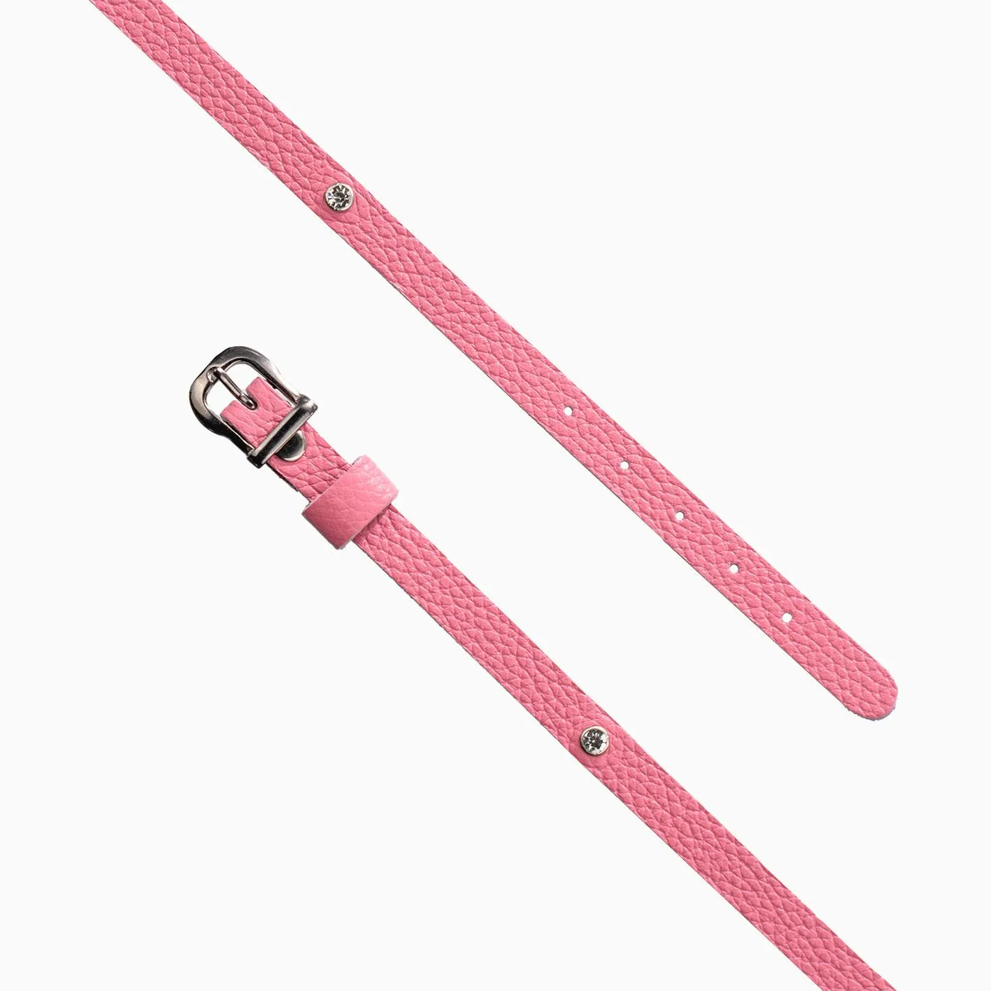 чокер со стразами и съёмным сердцем, розовый в Севастополе