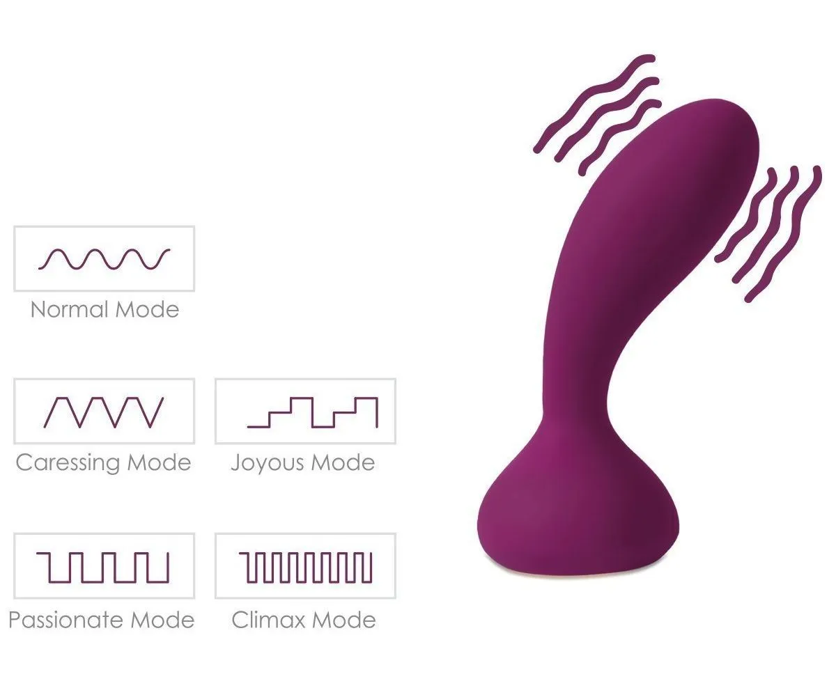 анальная пробка с вибрацией svakom judy, фиолетовая в Севастополе