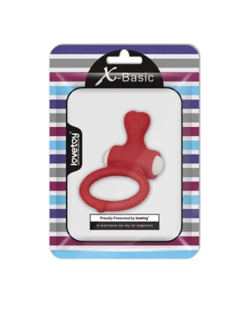 эрекционное виброкольцо lovetoy power heart, красное в Севастополе