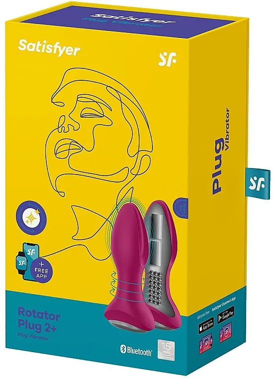 анальный стимулятор с ротацией satisfyer rotator plug 2+ 003177sa в Севастополе