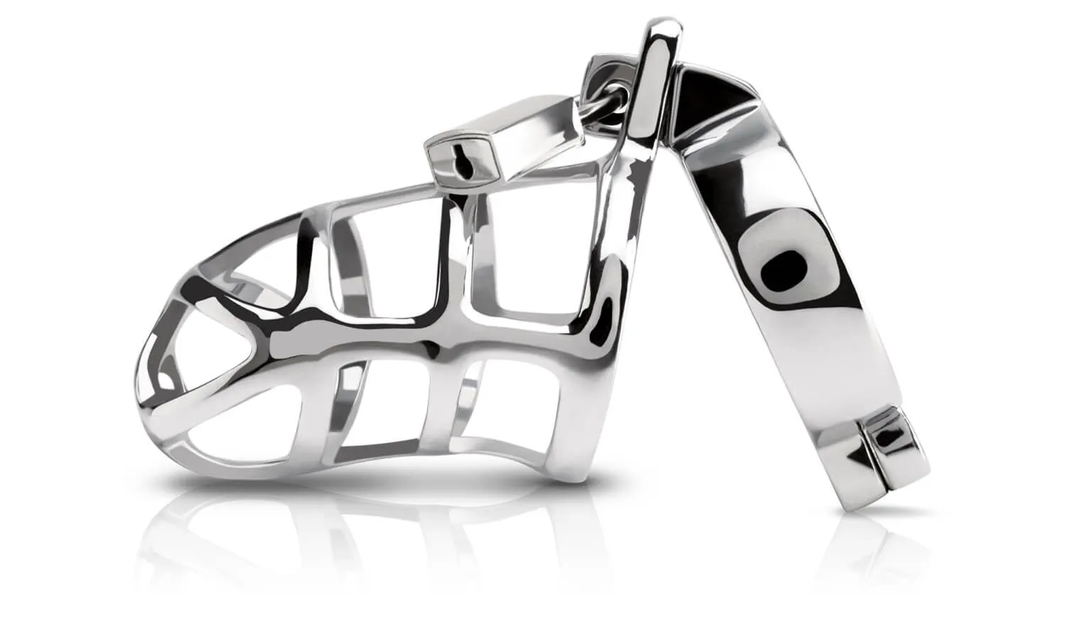 Клетка на член Pipedream Metal Worx Cock Cage, серебристая