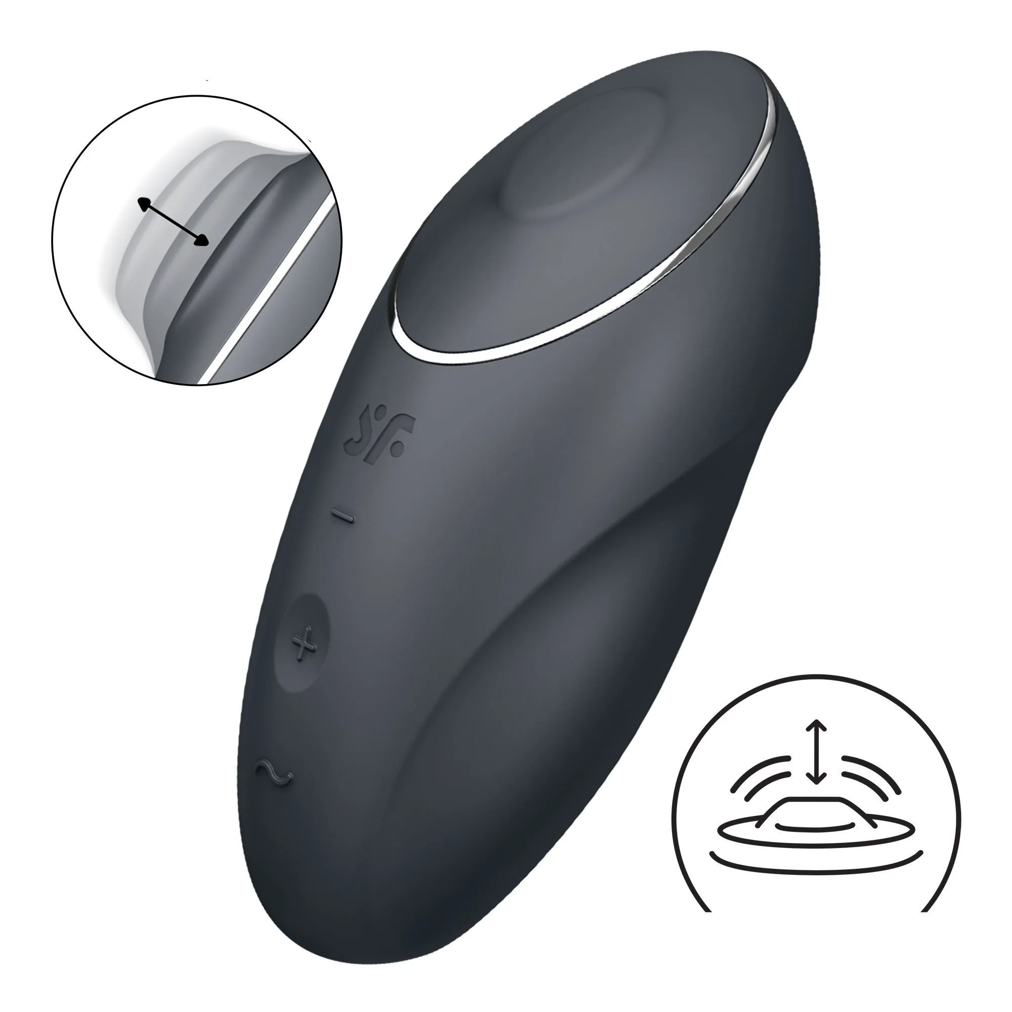 пульсирующий массажер satisfyer tap&climax 1 black 046013sa в Севастополе