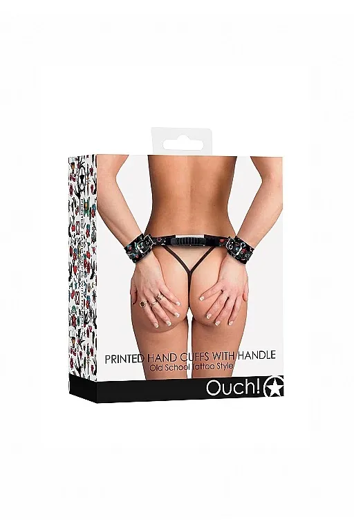 наручники printed handcuffs old school tattoo style в Севастополе