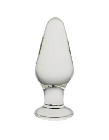 анальная пробка lovetoy glass romance 11, прозрачная в Севастополе