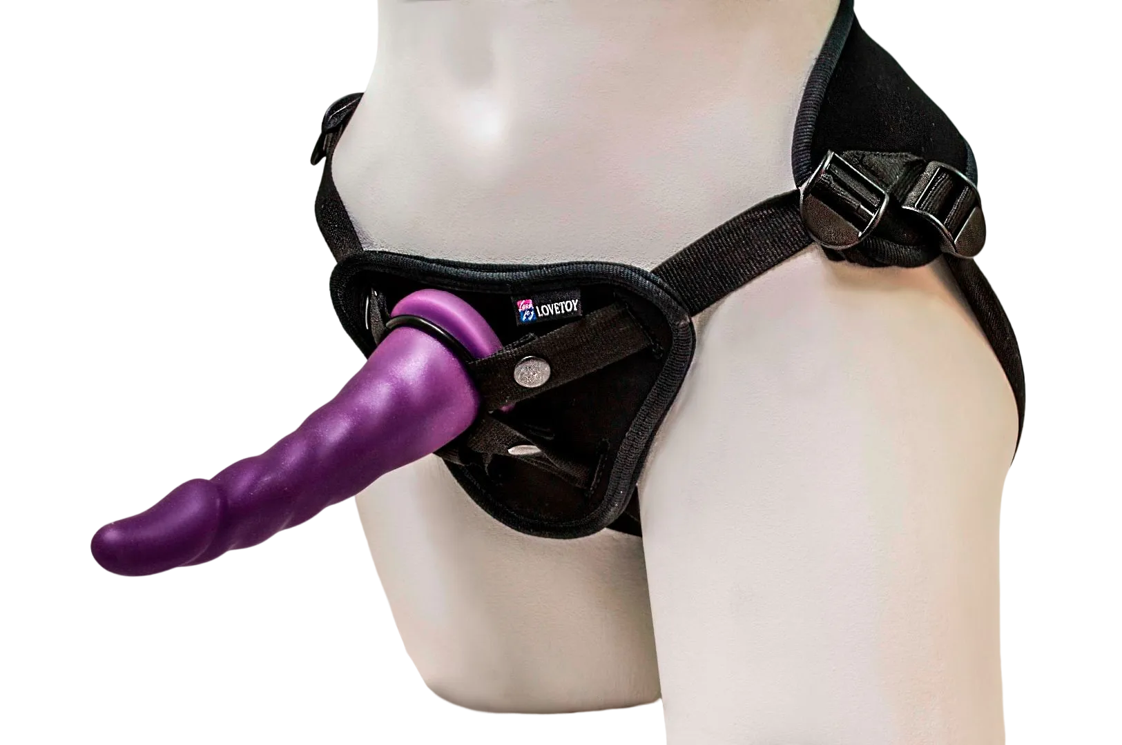 комплект lovetoy uni strap 6 harness best of all, 2 насадки в Севастополе