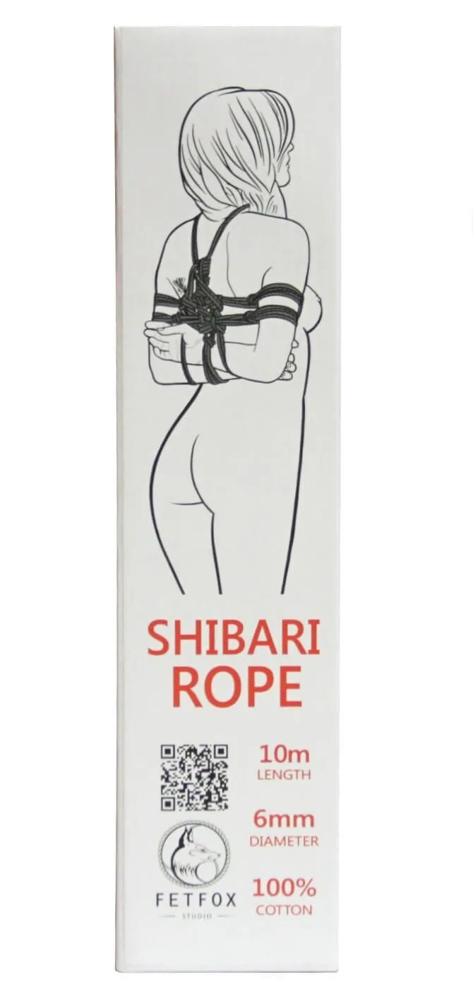 веревка игровая бондажная fetfox studio shibari хлопок, 10 м в Севастополе