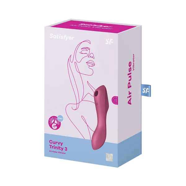 вакуумный массажер satisfyer curvy trinity 3 red 036526sa в Севастополе