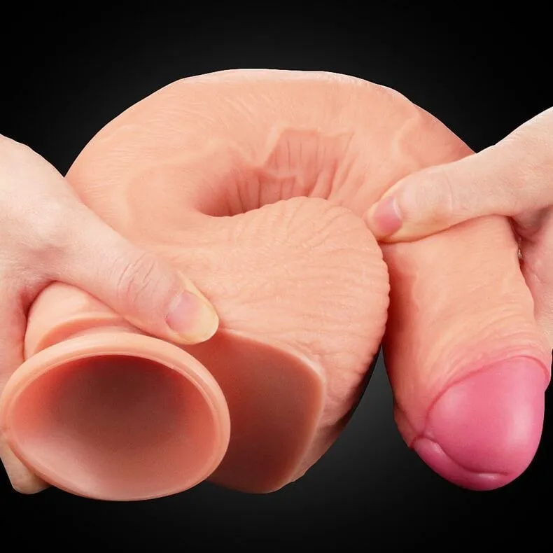 фаллоимитатор lovetoy 12 inch dual layered nature cock king sized, телесный в Севастополе