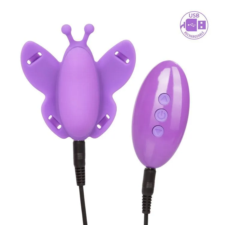 вибробабочка california exotic novelties remote venus butterfly, фиолетовая в Севастополе