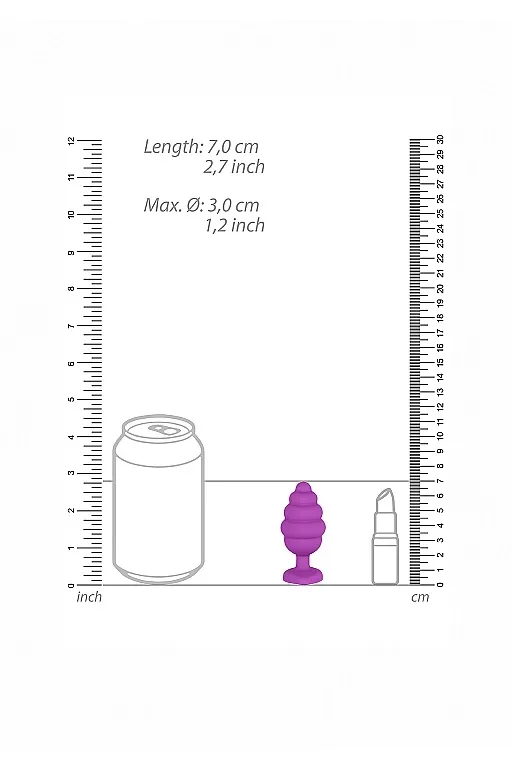 анальная пробка regular ribbed diamond heart plug в Севастополе