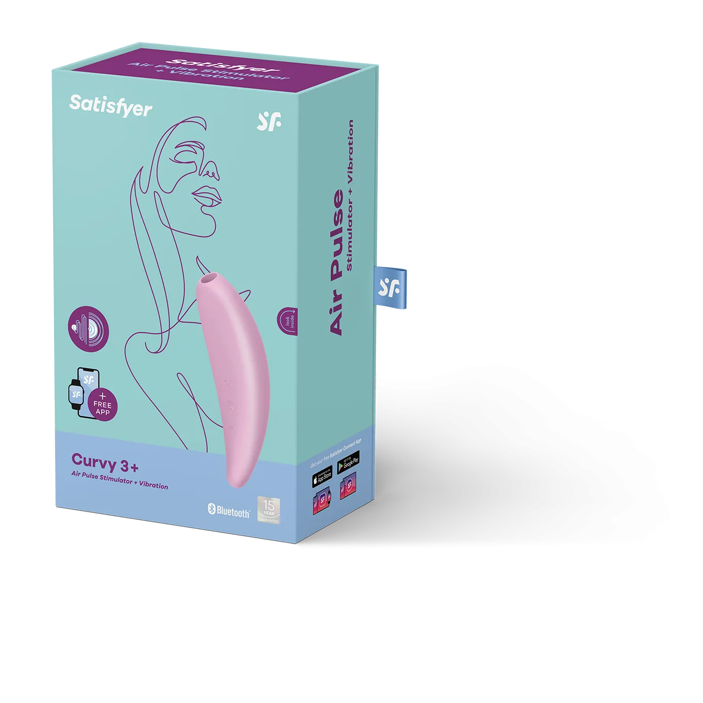 вакуумный массажер с вибрацией satisfyer curvy 3 plus 001890sa в Севастополе