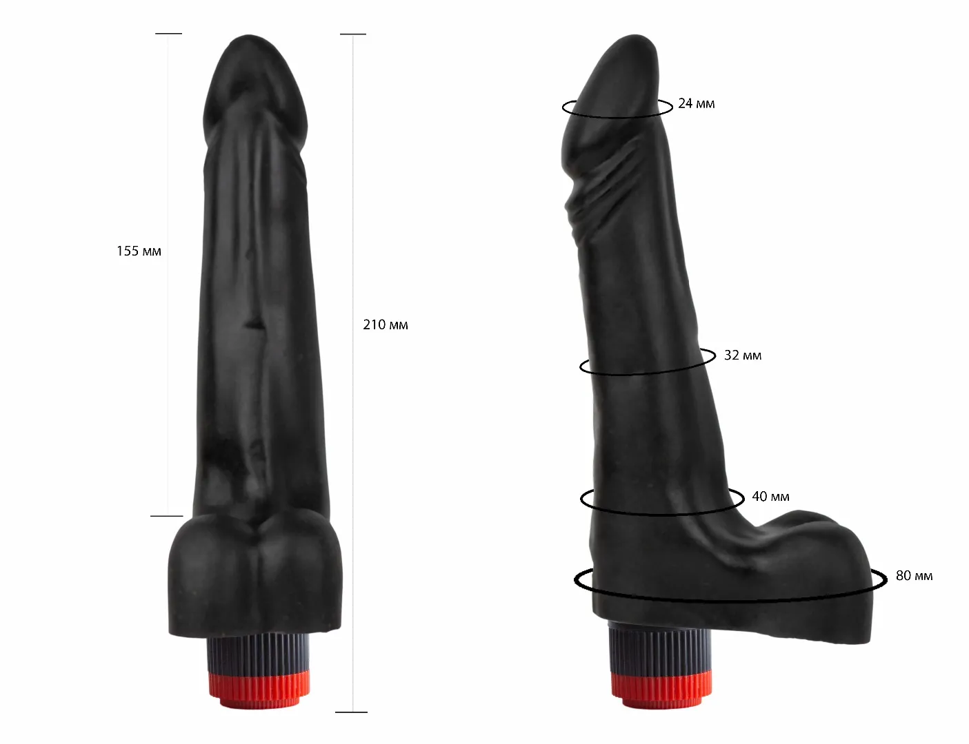 вибромассажер черный  415000ru в Севастополе