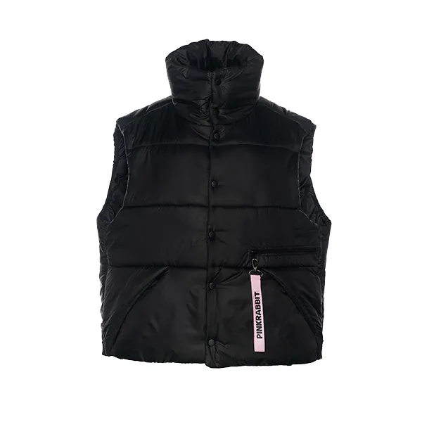 Жилет стеганный черный PinkRabbit