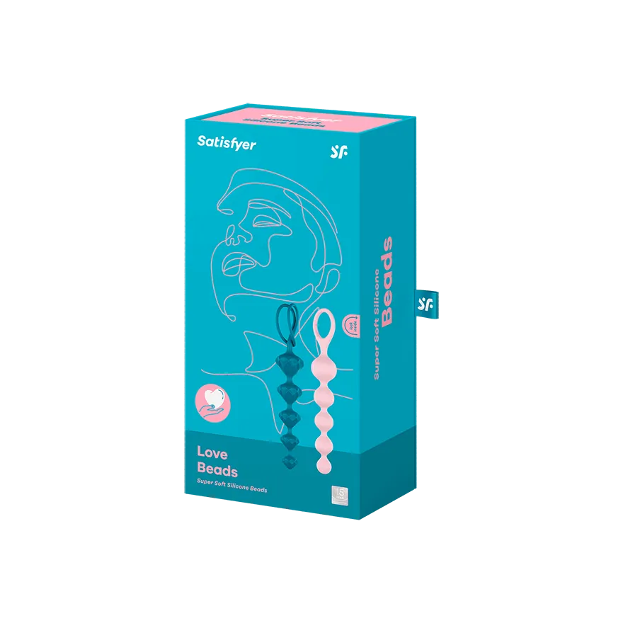 набор стимуляторов satisfyer love beads, цветные в Севастополе