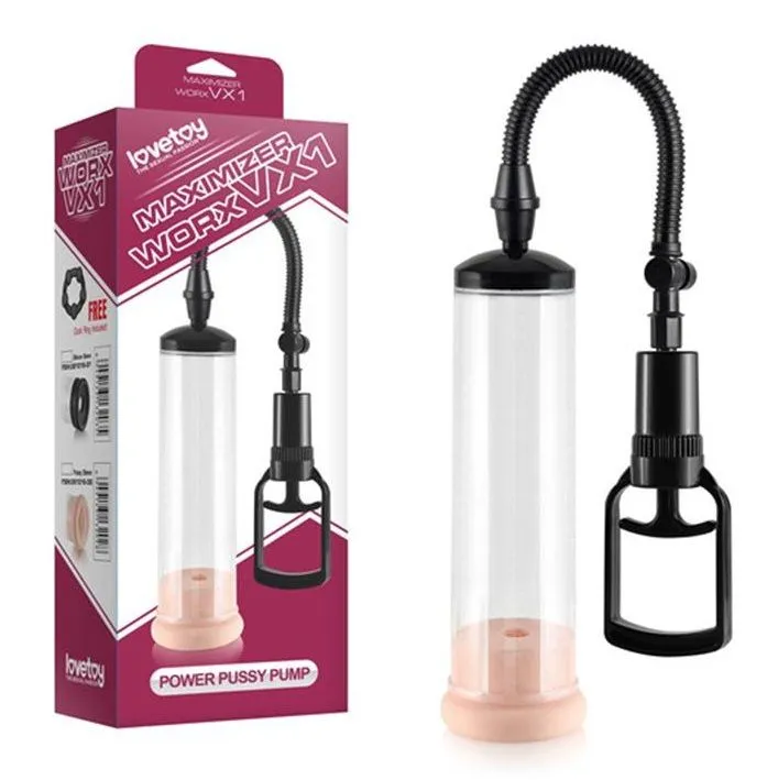 вакуумная помпа lovetoy maximizer worx vx1 pussy, прозрачная в Севастополе
